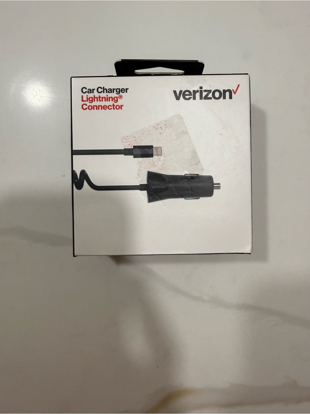 Verizon Lightning Car Charger - Black